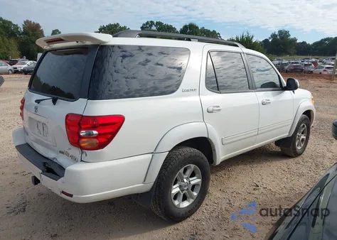 2004 Toyota Sequoia Limited V8 z USA, uszkodzony, nr VIN 5TDBT48A74S223756